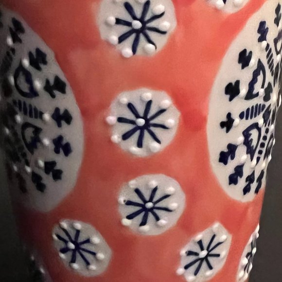 Deauville Veda Dining Dutch Collection Tall Mug w/ Embossed Design - Picture 3 of 12